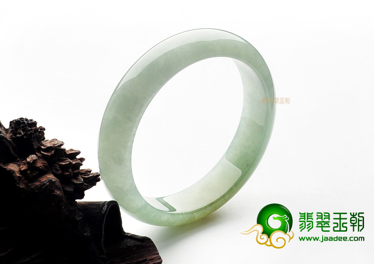 冰种晴水略带黄翡手镯(59.4mm)