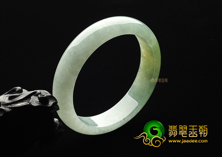 冰种晴水略带黄翡手镯(59.4mm)