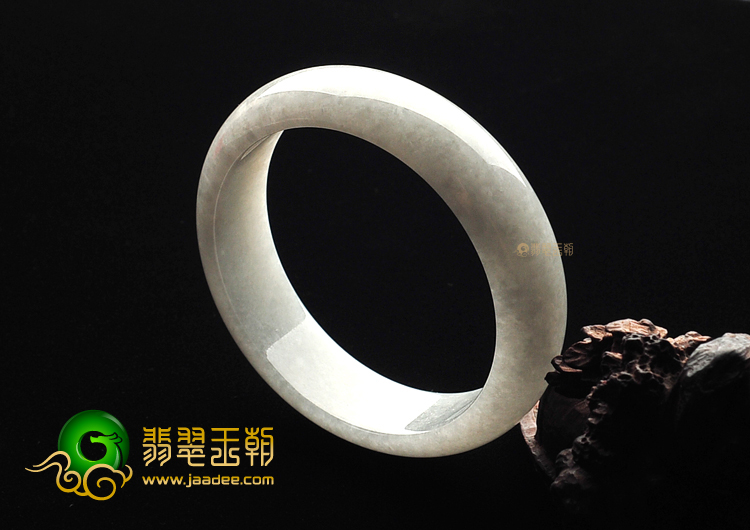 糯冰种淡晴水手镯(54.7mm)