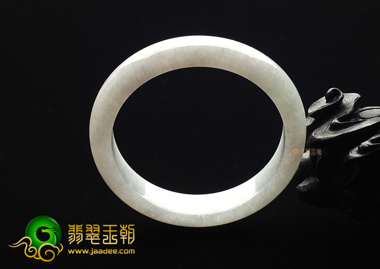 糯冰种淡晴水手镯(54.6mm)