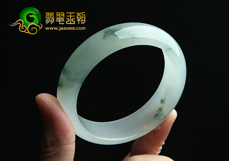 (超值推荐)冰种晴水飘花手镯(61.3mm)