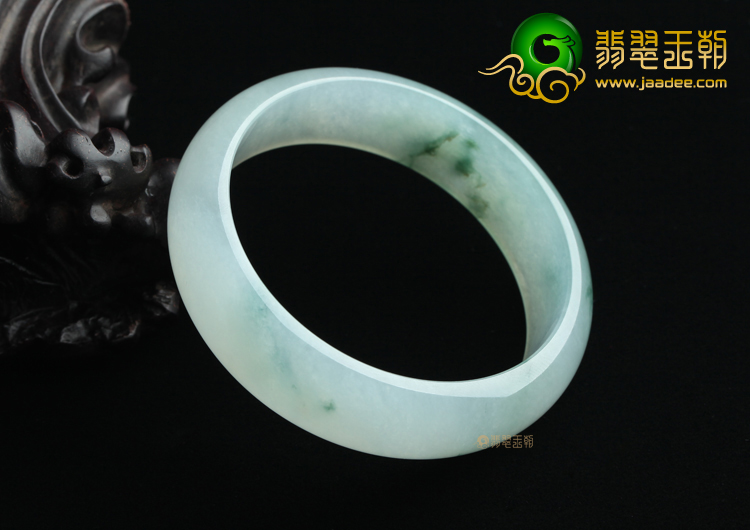 (超值推荐)冰种晴水飘花手镯(61.3mm)