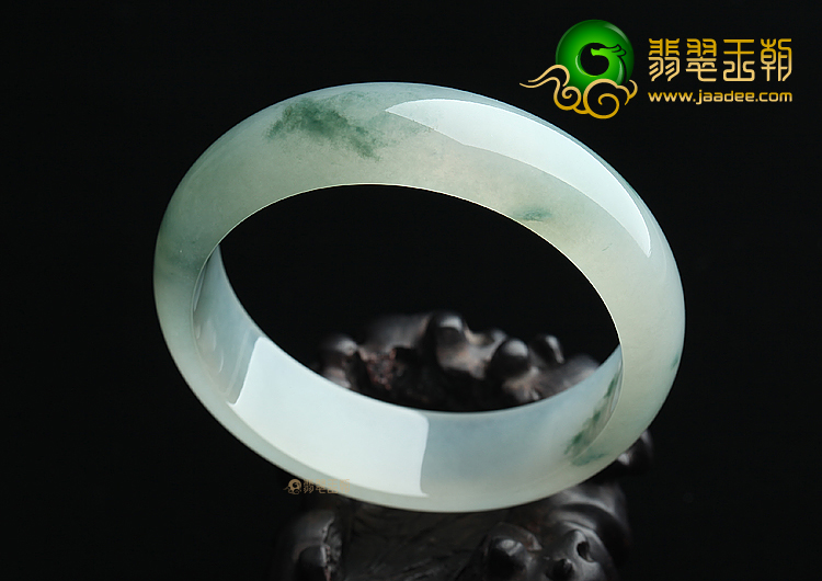 (超值推荐)冰种晴水飘花手镯(61.3mm)
