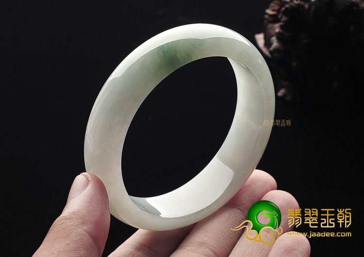 糯冰种晴水飘花手镯(60mm)