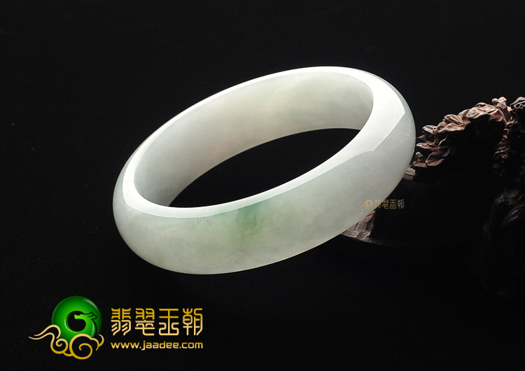 糯冰种晴水飘花手镯(60mm)