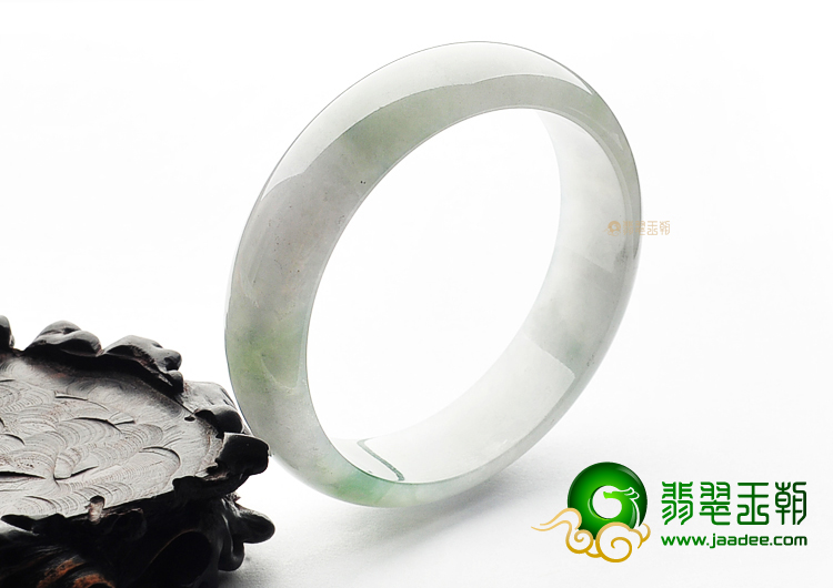 糯冰种晴水飘花手镯(60.5mm)