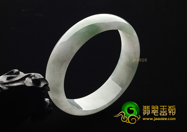 糯冰种晴水飘花手镯(60.5mm)