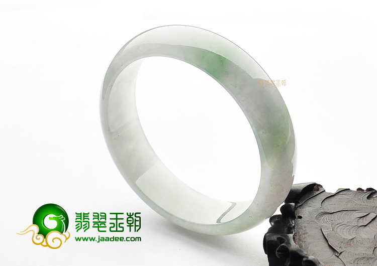糯冰种晴水飘花手镯(60.5mm)