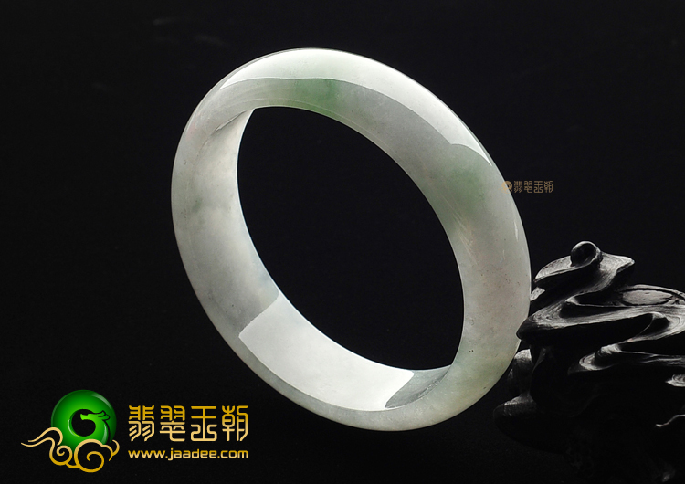 糯冰种晴水飘花手镯(60.5mm)