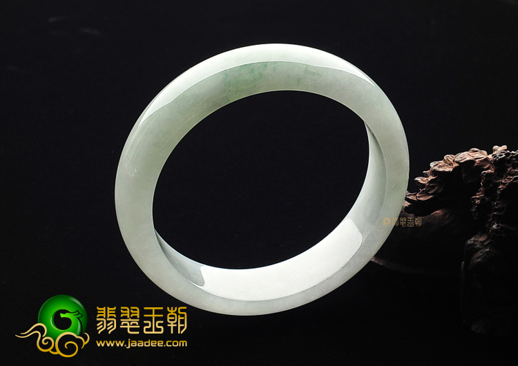 糯冰种晴水飘花手镯(58.7mm)