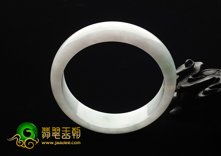 糯冰种飘花手镯(60.5mm)