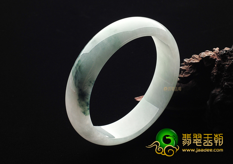 糯冰种飘花手镯(59.7mm)
