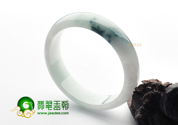 糯冰种飘花手镯(59.7mm)