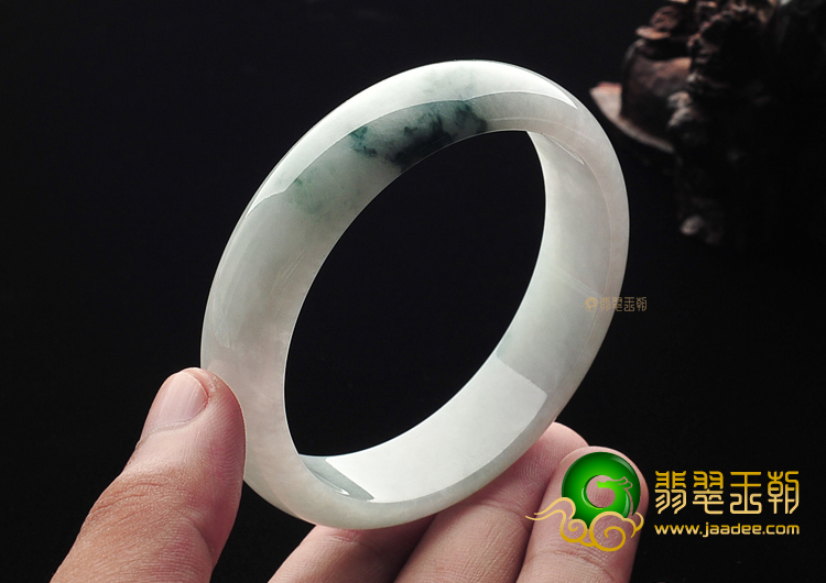 糯冰种飘花手镯(59.7mm)