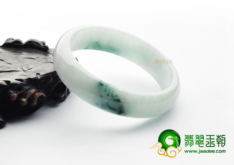 糯冰种飘花手镯(59.7mm)