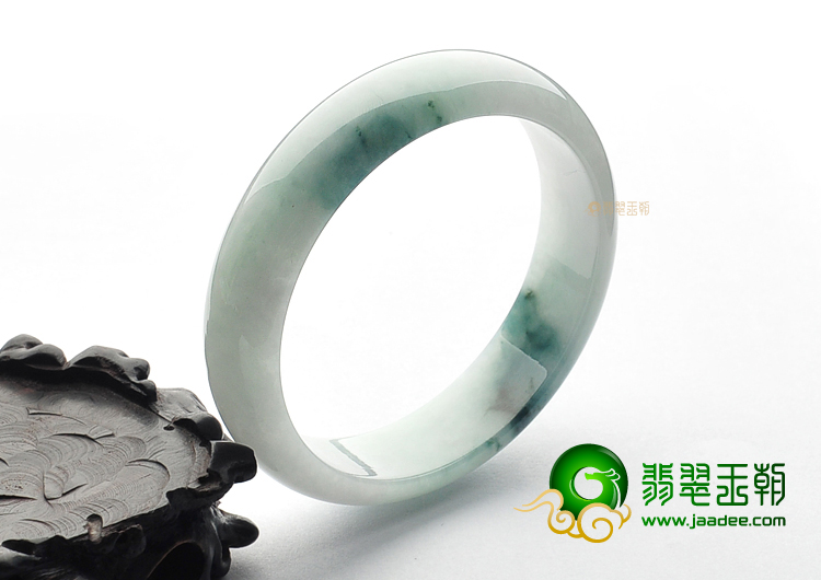 糯冰种飘花手镯(59.7mm)