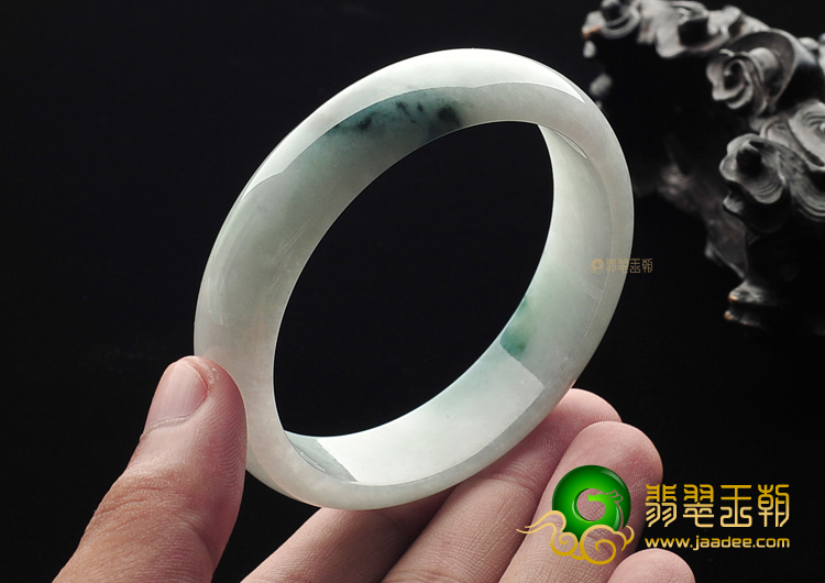 糯冰种飘花手镯(59.7mm)