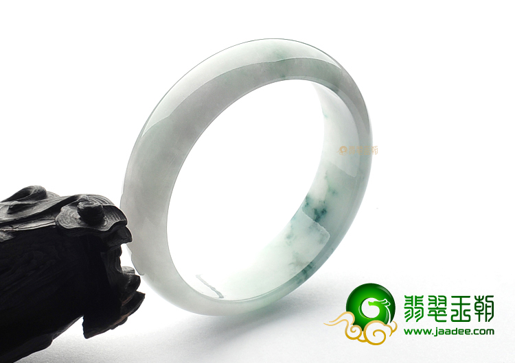 糯冰种飘花手镯(56.8mm)