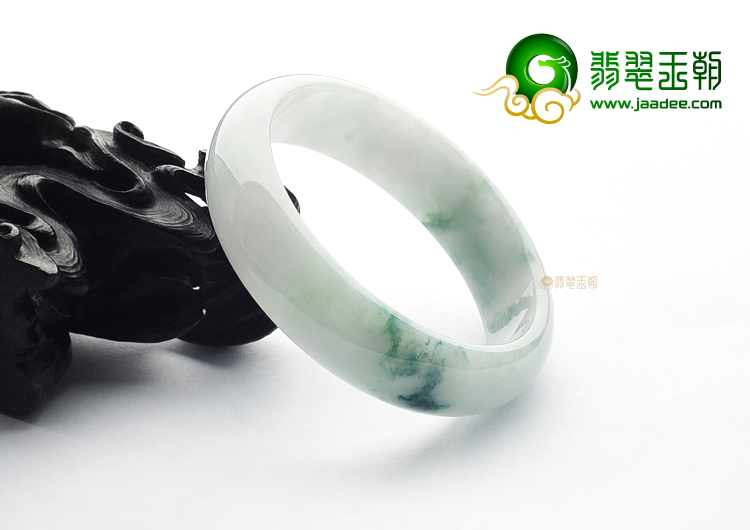 糯冰种飘花手镯(56.8mm)
