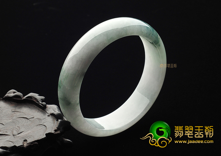 糯冰种飘花手镯(56.8mm)