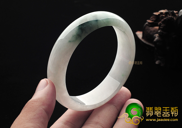 糯冰种飘花手镯(59.9mm)