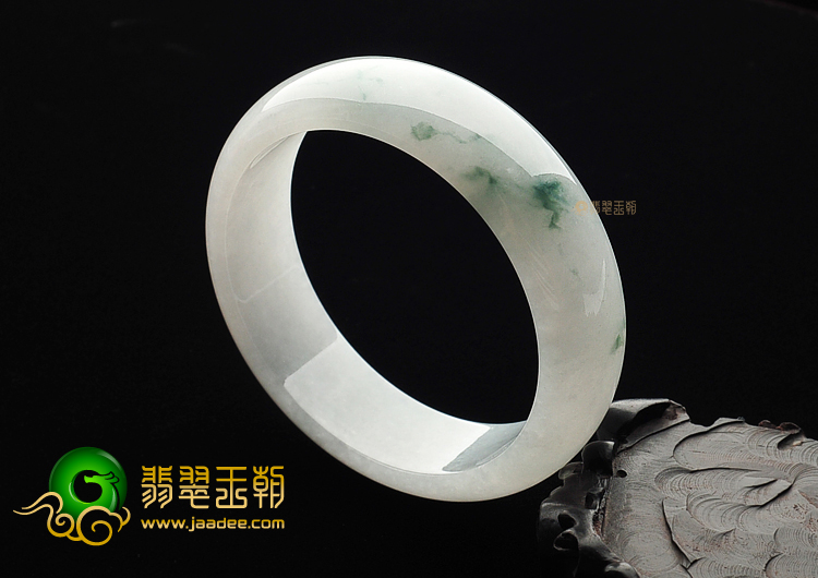 糯冰种飘花手镯(57.2mm)