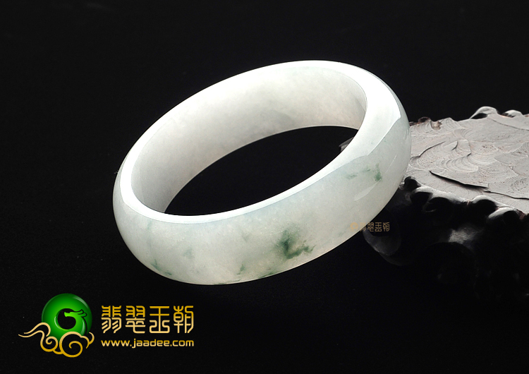 糯冰种飘花手镯(57.2mm)