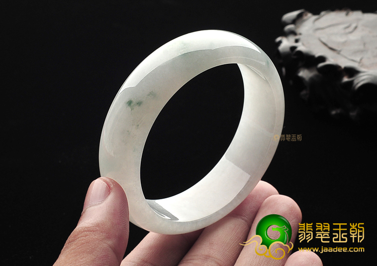 糯冰种飘花手镯(57.2mm)
