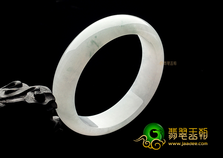 冰种晴水略飘花手镯(57.4mm)