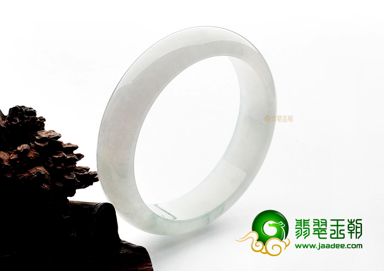 冰种晴水略飘花手镯(57.4mm)