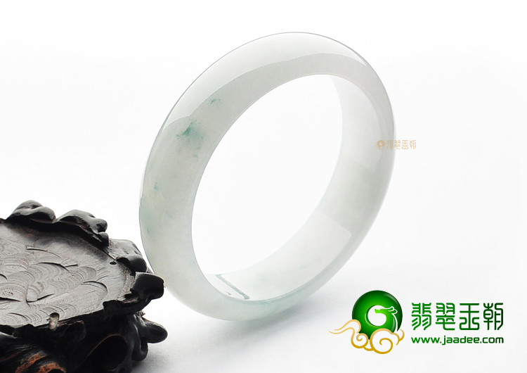 冰种晴水略飘花手镯(57.3mm)