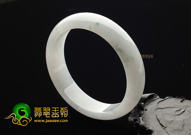冰种晴水略飘花手镯(59.3mm)