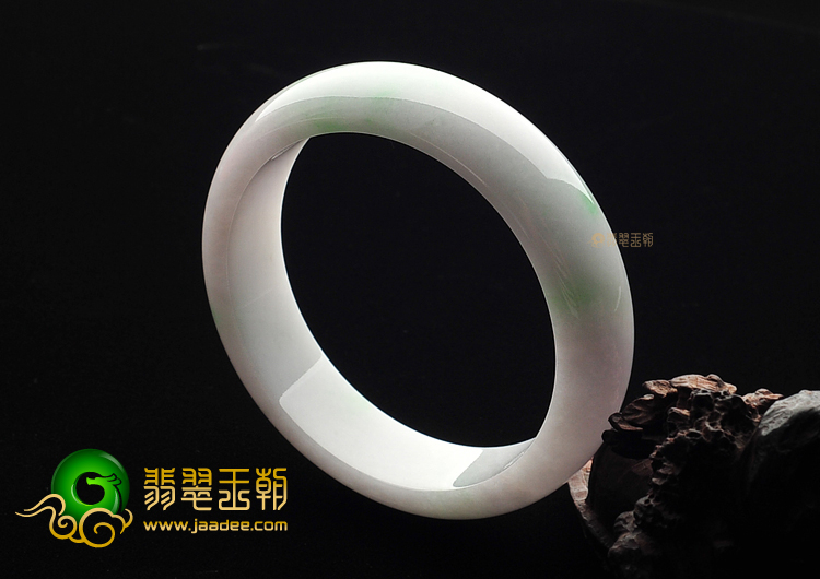 糯冰种飘翠手镯(58mm)