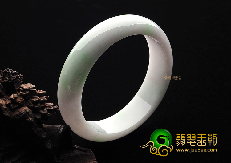 糯冰种飘翠手镯(58mm)