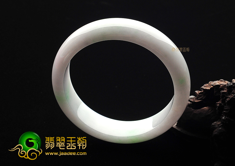 糯冰种飘翠手镯(58mm)