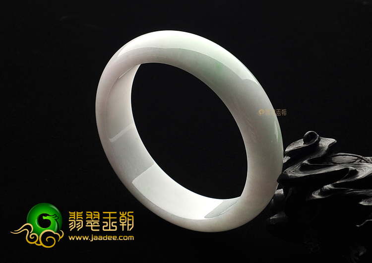糯冰种飘翠手镯(59mm)