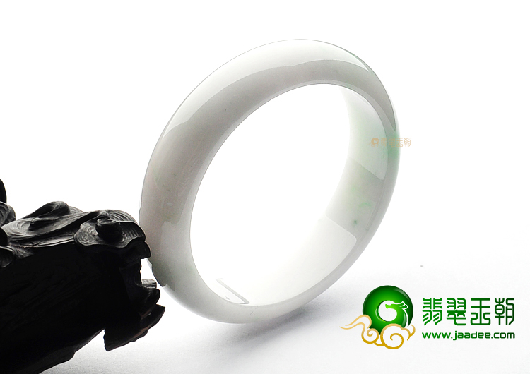 糯冰种飘翠手镯(59mm)