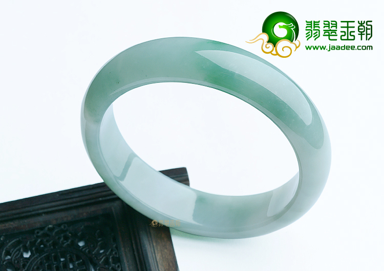 (超值推荐)糯冰种晴水飘花手镯（57.5mm）