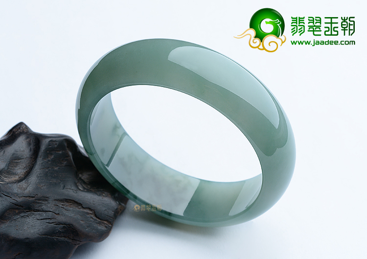 (超值推荐)冰种晴水飘花手镯（60.5mm）