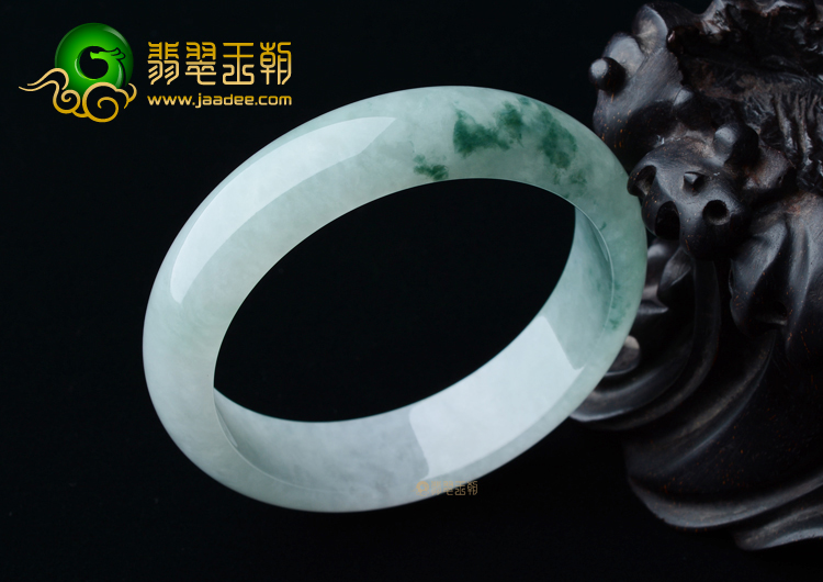 糯冰种飘花手镯（57.2mm）