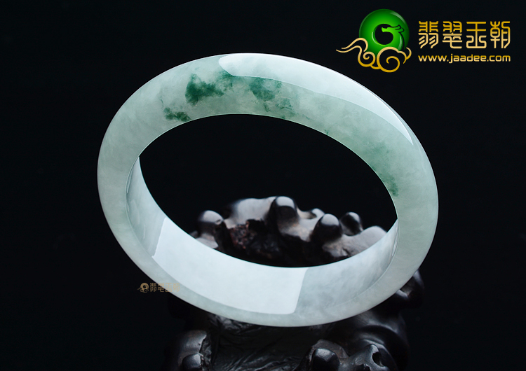 糯冰种飘花手镯（57.2mm）