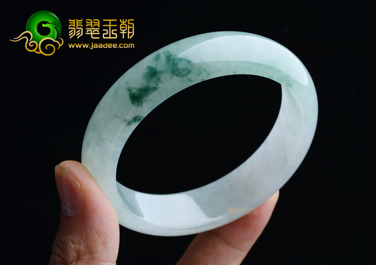 糯冰种飘花手镯（57.2mm）