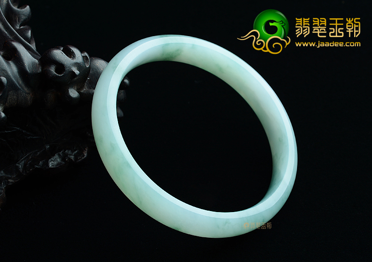 (超值推荐)糯冰种晴水飘花手镯（57.5mm）