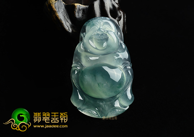(超值推荐)冰种飘花站佛挂件