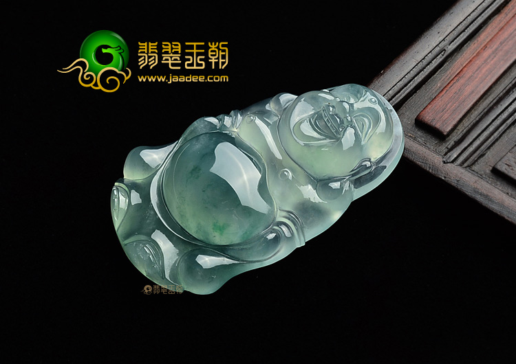 (超值推荐)冰种飘花站佛挂件