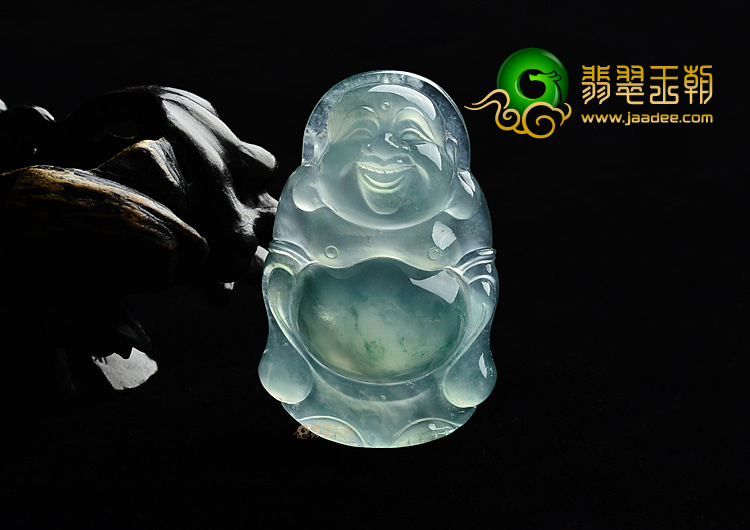 (超值推荐)冰种飘花站佛挂件
