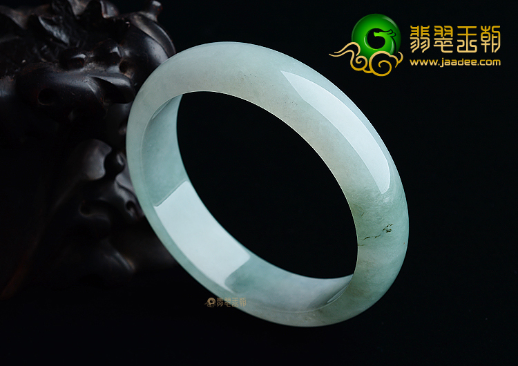 (超值推荐)糯冰种晴水飘花手镯（58.6mm）