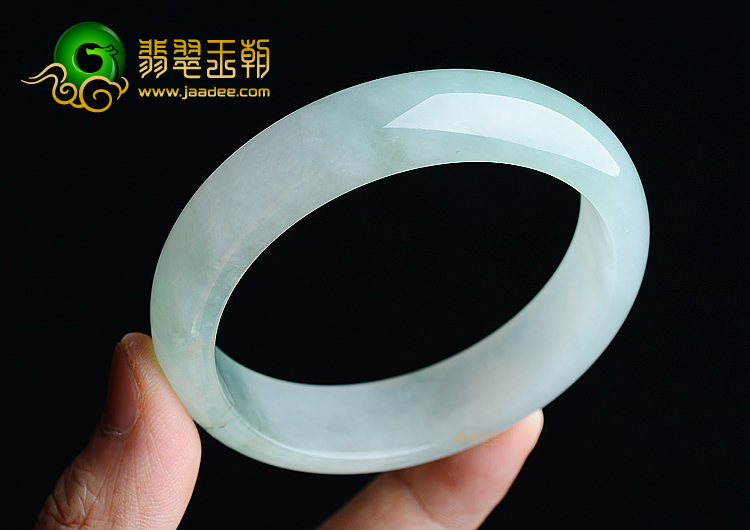(超值推荐)糯冰种晴水飘花手镯（58.6mm）