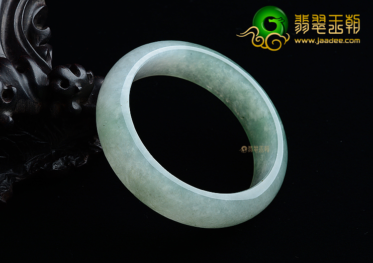 (超值推荐)糯冰种晴水飘花手镯（57.7mm）