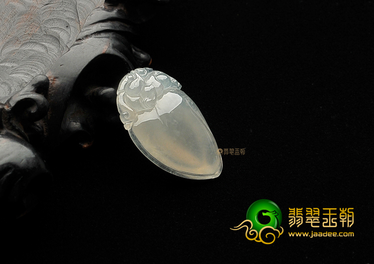 (超值推荐)冰种淡晴水寿桃挂件
